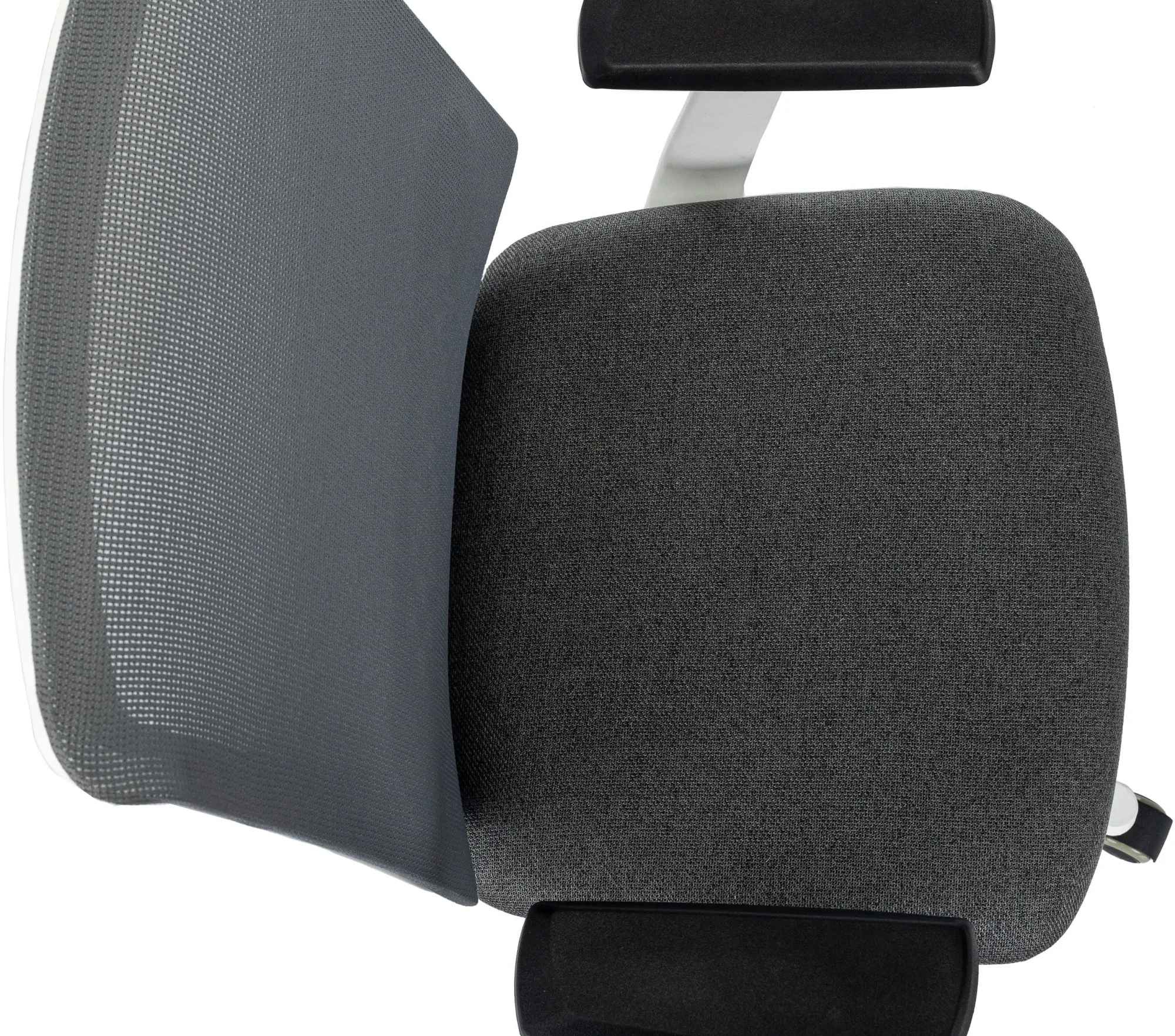 MC-W611N/DG/MAT-G Кресло эргономичное Бюрократ MC-W611N серый TW SQU GR сетка/ткань крестов.  пластик пластик белый