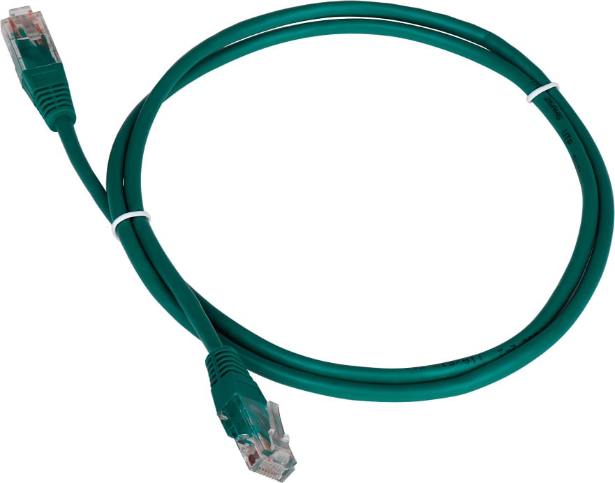 Патч-корд LANMASTER UTP TWT-45-45-5.0-GN вилка RJ-45-вилка RJ-45 cat.5е 5м зеленый ПВХ (уп.:1шт)