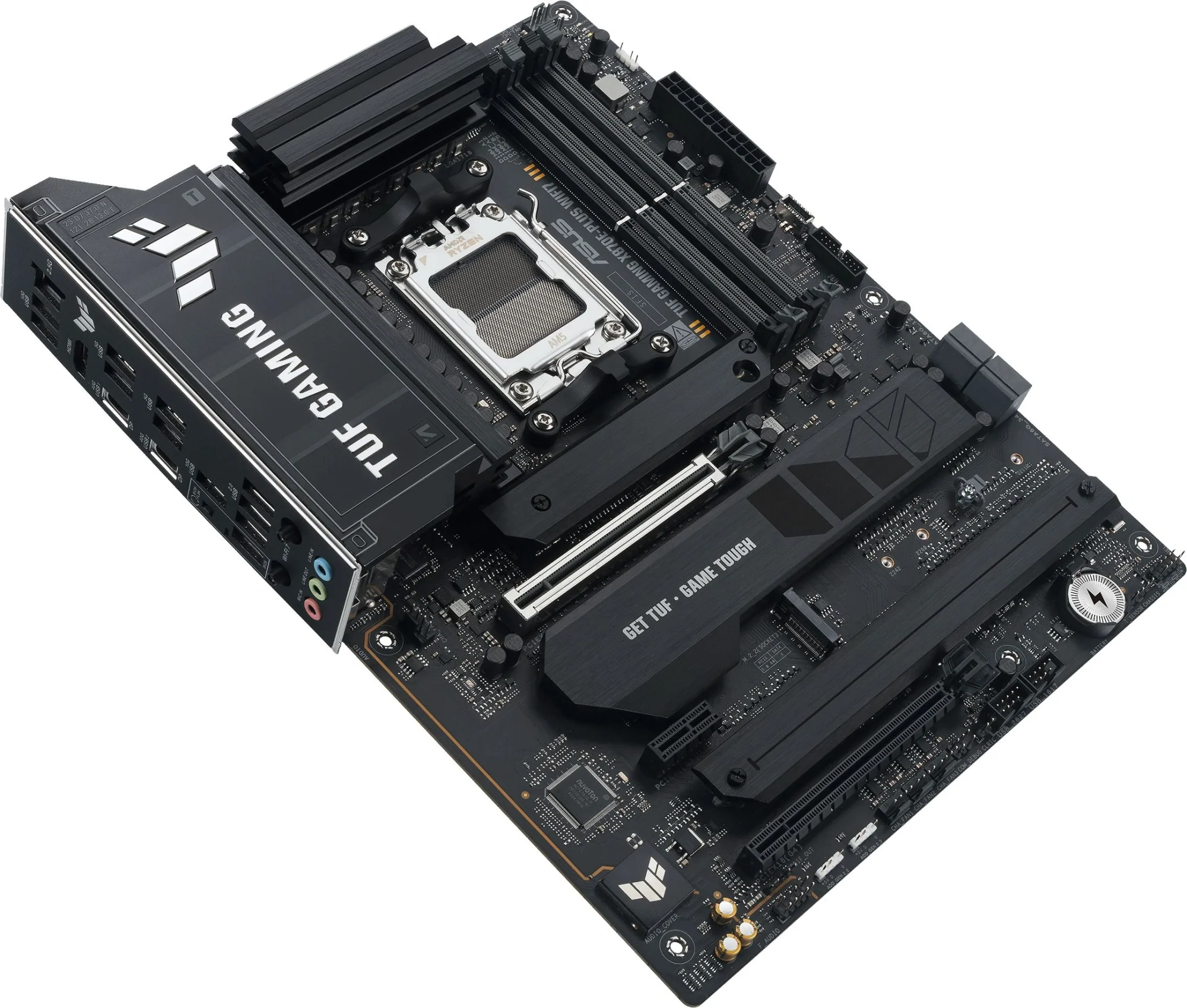 Материнская плата ASUS TUF GAMING X870E-PLUS WIFI7, AM5, X870E, 4*DDR5, 4*SATA, 4*M.2, 4*USB 2.0, 7*USB 3.2, 2*Type-C, 2*PCIx16, 1*PCIx1, HDMI, ATX; 90MB1M70-M0EAY0
