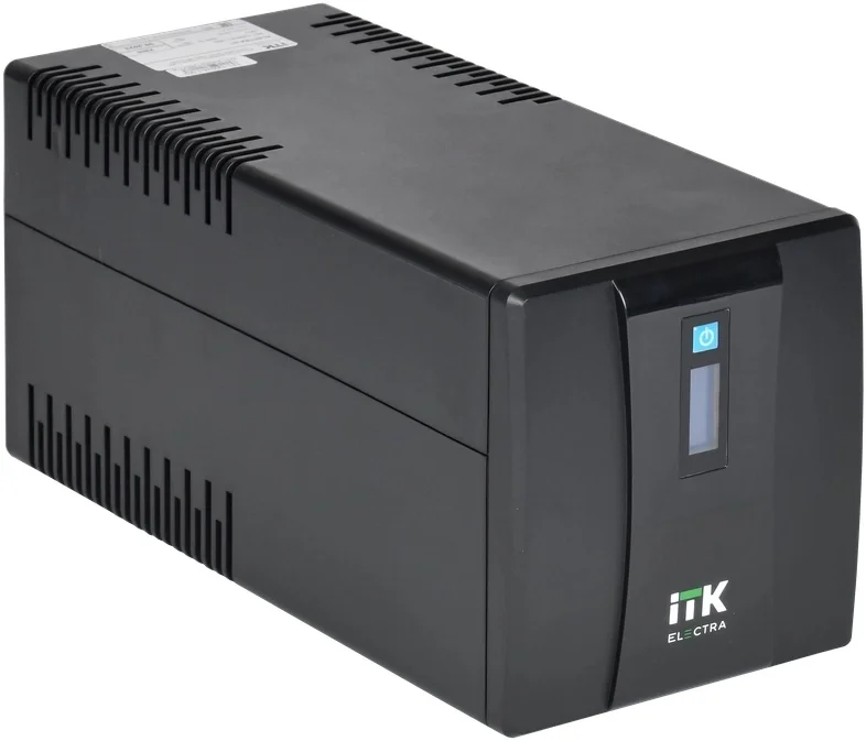 Источник бесперебойного питания ITK Electra 720Вт 1200ВА черный