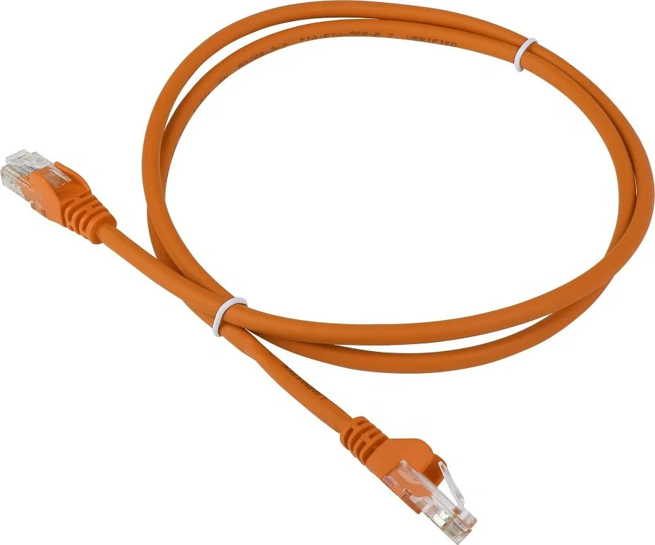 Патч-корд LANMASTER - LAN-PC45, UTP, кат. 6, 2 x RJ-45, RJ-45 - RJ-45, LSZH, Оранжевый, 1 м, LAN-PC45/U6-1.0-OR