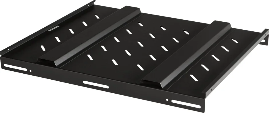 Полка стационарная Lanmaster TWT-CBB-S4-10/100 1U нагр.:100кг. 19" 730мм черный (упак.:1шт)