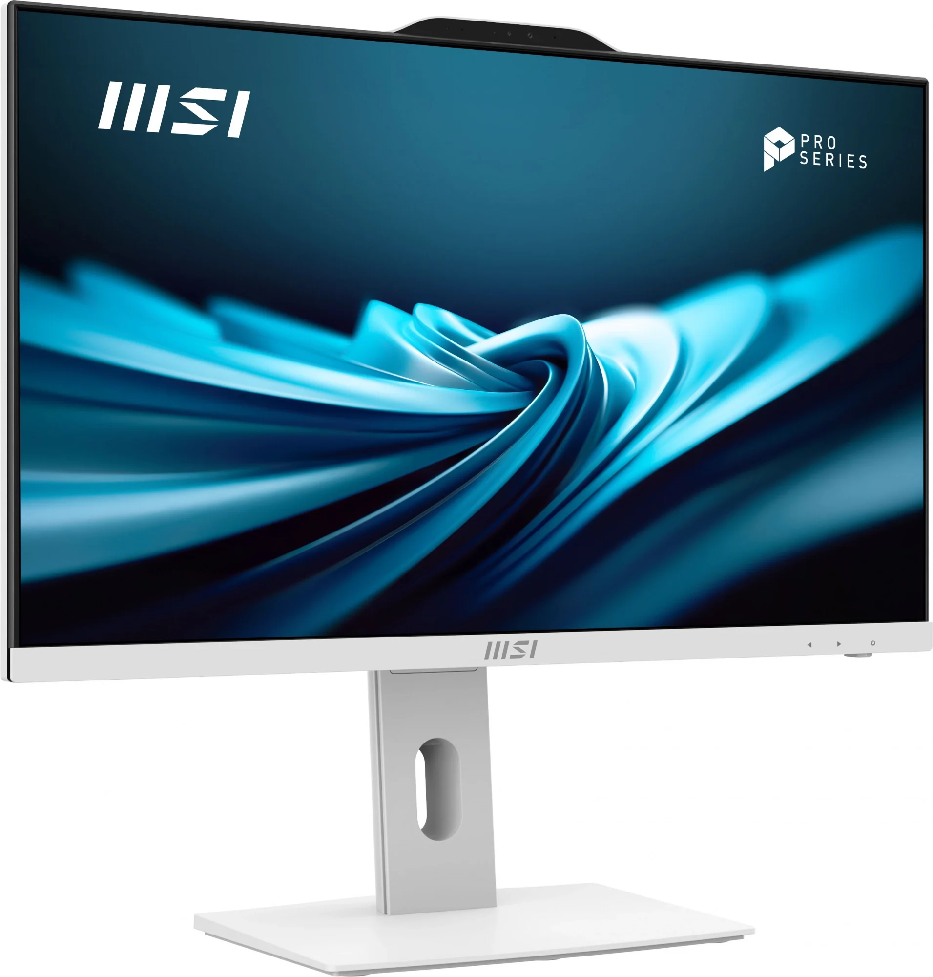 Моноблок MSI Pro AP242P 14M AiO 23,8" FHD(1920x1080)IPS AG Non-touch, Core i3-14100 (3.5GHz), 16Gb DDR5 (8GBx2), 512GB SSD, Intel UHD,WiFi,BT,camera,WirelessKB&mouse Eng/Rus,noOS,1y w-ty,White