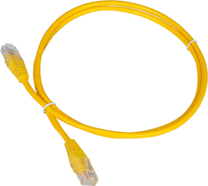 TWT-45-45-3.0-YL Патч-корд Lanmaster  вилка RJ-45-вилка RJ-45 кат.5е 3м  желтый ПВХ (уп.:1шт)