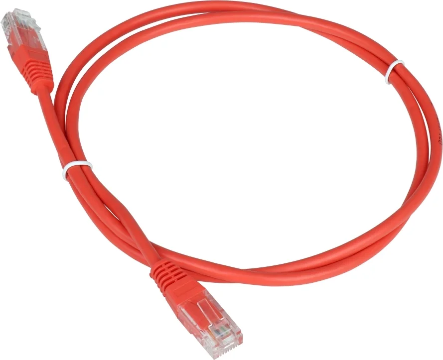 Патч-корд LANMASTER - TWT, UTP, кат. 5e, 2 x RJ-45, RJ-45 - RJ-45, ПВХ, оранжевый, 3 м, с заливными колпачками, TWT-45-45-3.0-OR