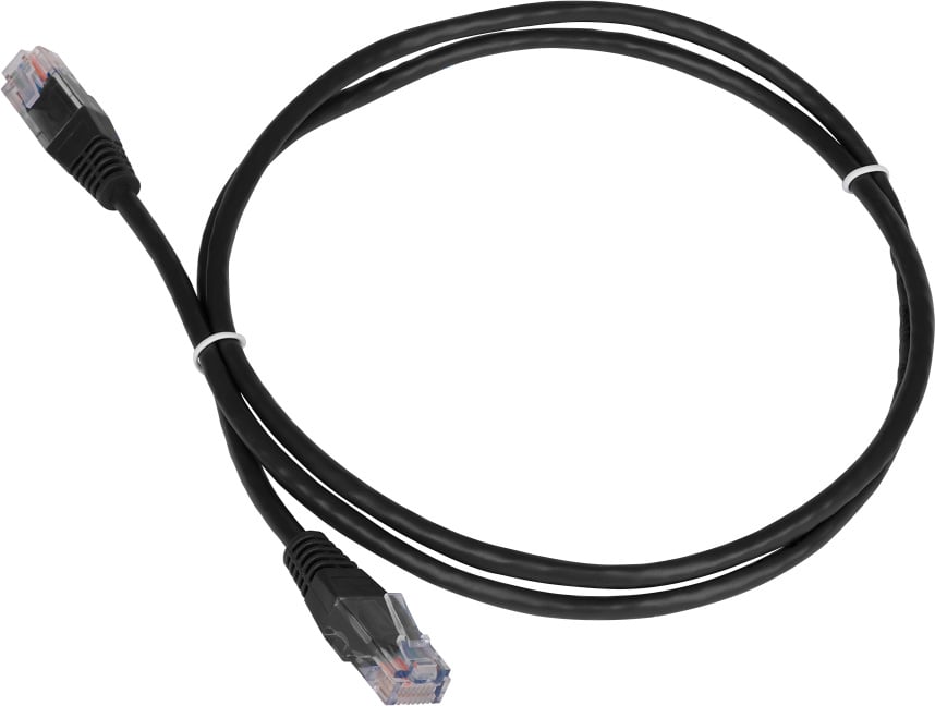 Патч-корд Lanmaster TWT-45-45-20-BK UTP RJ-45 вил.-вилка RJ-45 кат.5E 20м черный ПВХ