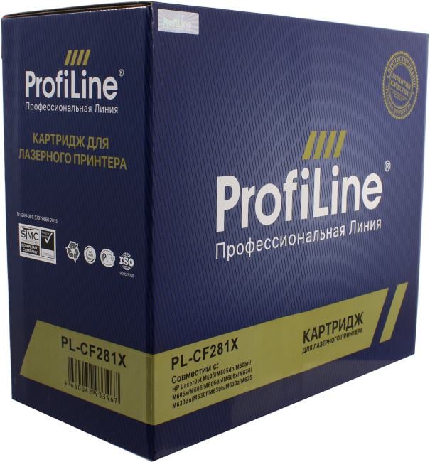 Картридж лазерный ProfiLine PL-CF281X для принтеров HP LaserJet Enterprise M630f/M630dn/M630h/M630z 25000 копий