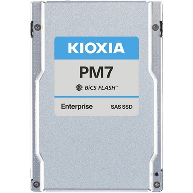 SSD накопитель KIOXIA Enterprise SSD 2,5"(SFF), PM7-R, 1920GB (1.92TB), SAS 24G (SAS-4, 22,5Gbit/s), R4200/W3400MB/s, IOPS(R4K) 720K/155K, MTTF 2,5M, 1DWPD/5Y (Read Intensive), TLC, 15mm (replace KPM61RUG1T92)