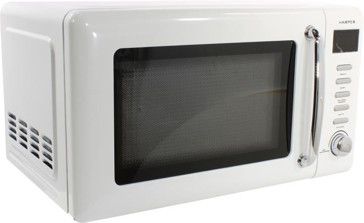 Микроволновая печь Harper HMW-20ST02 белый, 20 л, 700 Вт, переключатели - кнопки, поворотный механизм
