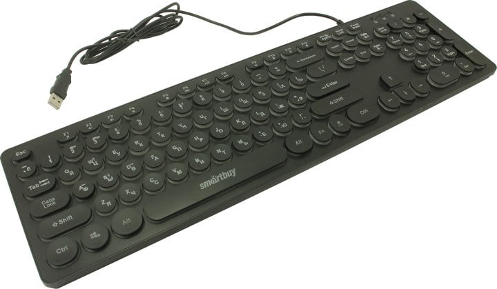 Клавиатура проводная с подсветкой Smartbuy ONE 328 USB Black SBK-328U-K
