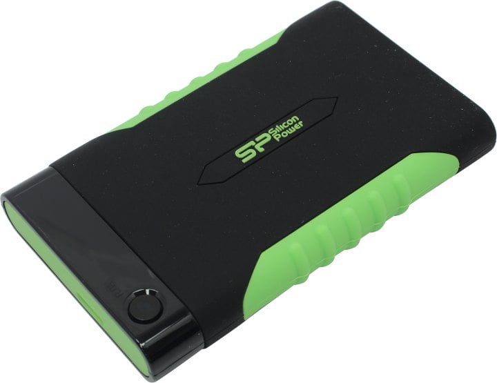 Silicon Power <SP020TBPHDA15S3K> Armor A15 Black-Green USB3.1  Portable 2.5" HDD  2Tb EXT (RTL)