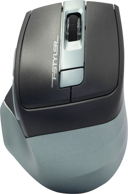 A4Tech FSTYLER Wireless&Bluetooth Optical Mouse <FB35 Midnight Green> (RTL)  USB  6btn+Roll