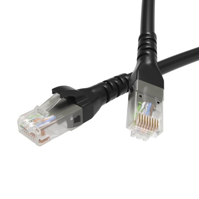 Кабель патч-корд U/UTP 6 кат. 2м DKC RN6UU4520BK LSZH, черный, "RAM telecom"