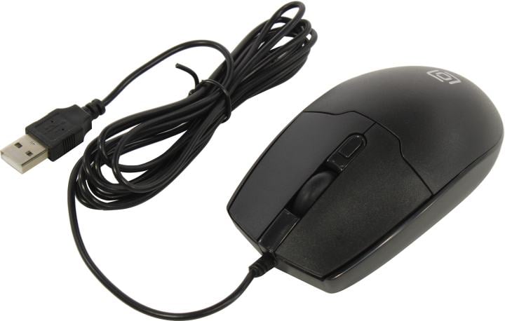 OKLICK Optical Mouse <147M V2> Black (RTL)  USB 4btn+Roll <1580834>
