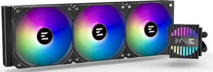 ZALMAN <ALPHA2 36 BLACK>  (4пин,  115x/1200/1700/AM4/AM5,  29.7дБ,600-2000об/мин, вод.охл)