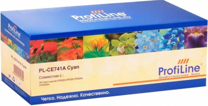 Картридж ProfiLine PL-CE741A_C Cyan для HP LaserJet CP5225