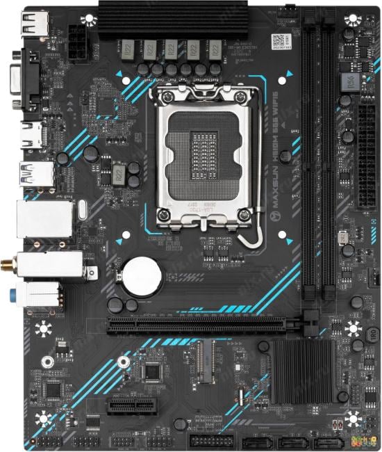 Материнская плата MAXSUN MS-H610M 666 WIFI6 D5, Socket 1700, DDR5, mATX