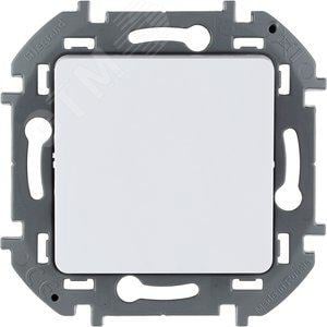 Переключатель Legrand 673690 Inspiria белый без фиксации (кнопка) с Н.О./Н.З. контактом 6 A - 250 В