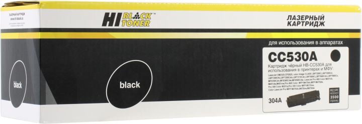 Картридж Hi-Black HB-CC530A/CE410/CF380/718 Black для HP Color LaserJet CP2025/CM2320, Canon LBP7200
