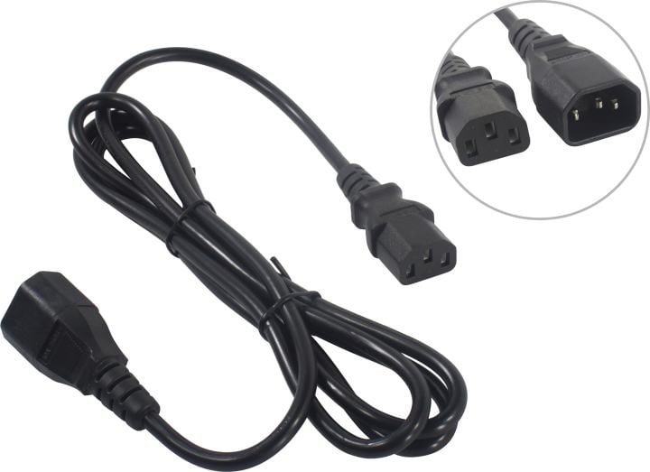Power Cube <RPC-189BL PRO 1.8> Кабель UPS -> устройство 220V (IEC-320-C13-->  IEC-320-C14)  1.8м