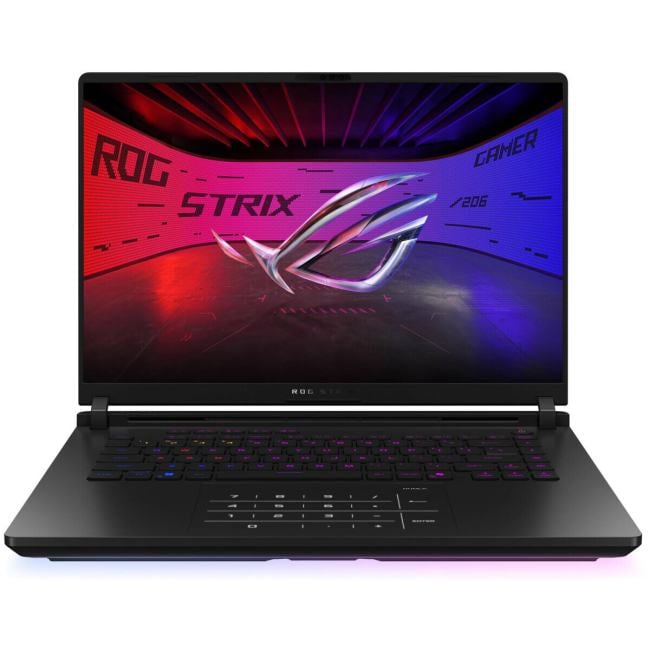 Ноутбук ASUS ROG Strix SCAR 16 G635LX-RW187W, 16" (2560x1600) IPS 240 Гц/Intel Core Ultra 9 275HX/32 ГБ DDR5/2048 ГБ SSD/NVIDIA GeForce RTX 5090 для ноутбуков (24 Гб)/Windows 11 Home, Черный (90NR0L81-M008D0)