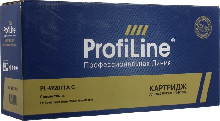 Картридж ProfiLine PL-W2071A (№117A) PL-W2071A_C_no_chip для HP Color Laser 150nw/150a/178nw/179fnw cyan без чипа 700к