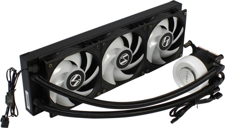 Lian Li <GA2L36RB Black> GA II Lite 360 RGB (4пин, 1700/1851/AM4/AM5, 34.8дБ, 300-2500об/м,  вод.  охл.)