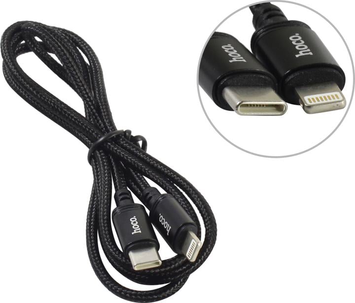 Hoco X89 Wind <784308>  Кабель USB-С-->Lightning 1м