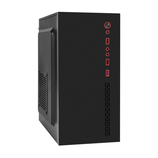 EX298164RUS Корпус Minitower ExeGate BAA-403U-AAA350 (mATX, БП AAA350 с вент. 8см, 2*USB+1*USB3.0,  HD Audio, черный)