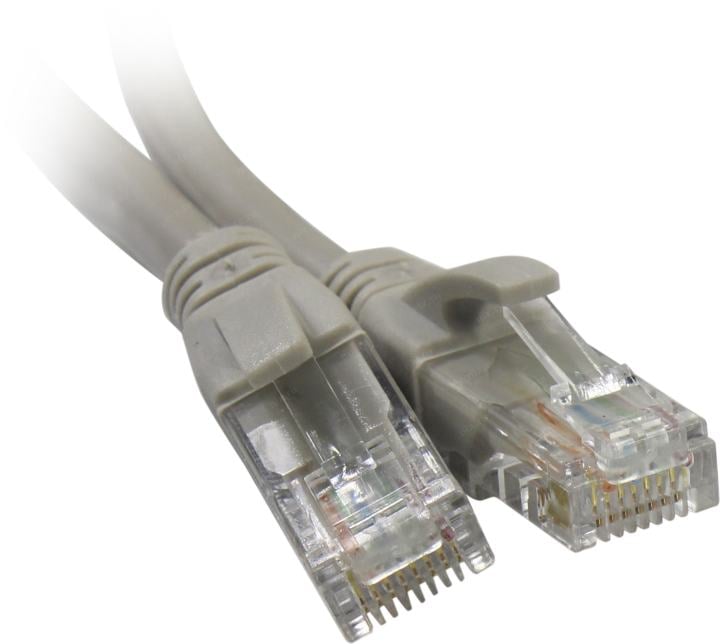 ExeGate <UTP-RJ45-RJ45-C6-CU-5M-GY> Patch Cord UTP кат.6, 5м,  серый  <EX282007RUS> 
