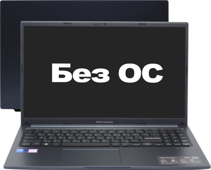 Ноутбук ASUS Vivobook 15 X1504VA-BQ590 Intel Core 5 120U 1400MHz/15.6"/1920x1080/16Gb/512Gb SSD/Intel Graphics/Wi-Fi/Bluetooth/Без ОС/Quiet Blue (90NB13Y1-M00X70)