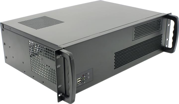 Procase UM330-B-0 черный {3U, глубина 300мм, MB 12"x9.6", без Б/П}