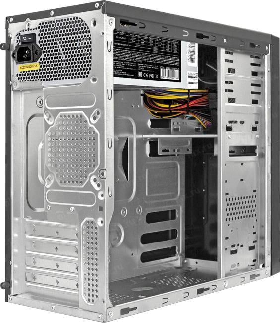 EX299309RUS Minitower ExeGate MA-373X-UNS350 (mATX,БП UNS350 с вент. 12см,2*USB,аудио,черный)