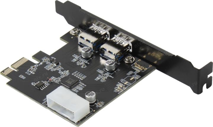 Контроллер USB Gembird SPCR-01, в PCI, порты: 2 внешн. USB 3.0