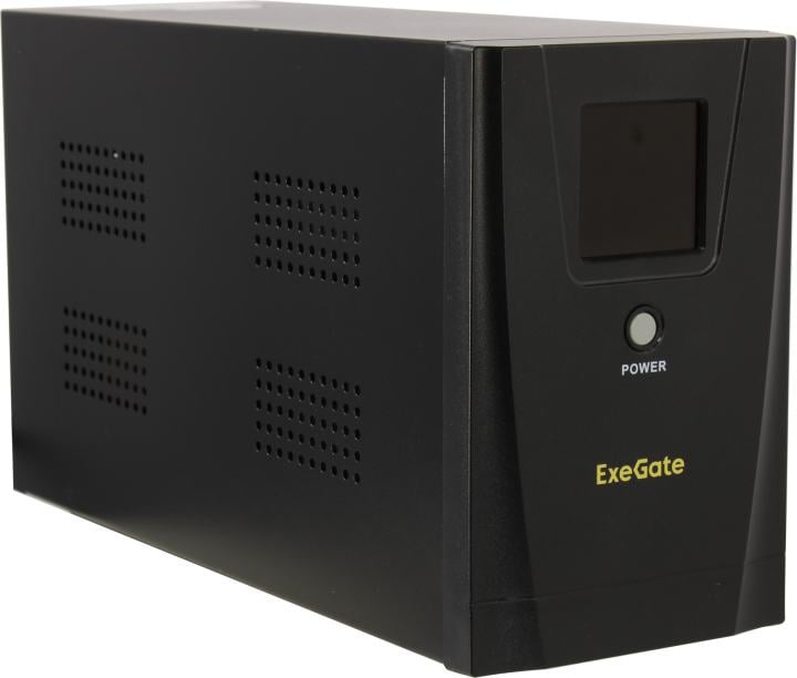UPS 2000VA Exegate SpecialPro Smart <LLB-2000> <EP285517RUS> LCD, защита телефонной  линии/RJ45,  USB