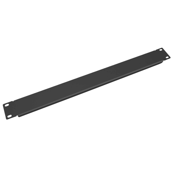 SH-J019-1U-BK Фальш-панель Cabeus неперфорированная 19" 1U 43х427х10 мм (ВхШхГ) сталь цвет: чёрный