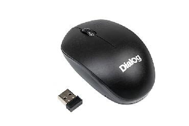 <NEW>   MROC-13U Dialog Pointer - RF 2.4G опт. мышь, 3 кнопки  +  ролик,  USB, черная