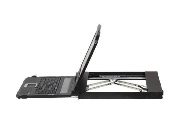 CL3800NW-ATA-RG - КВМ-консоль, ATEN, CL3800NW-ATA-RG, 18.5", 1U, Ultra Short Depth, Dual Rail, USB, HDMI, DVI, VGA, W/RU, KBW/EU CORD