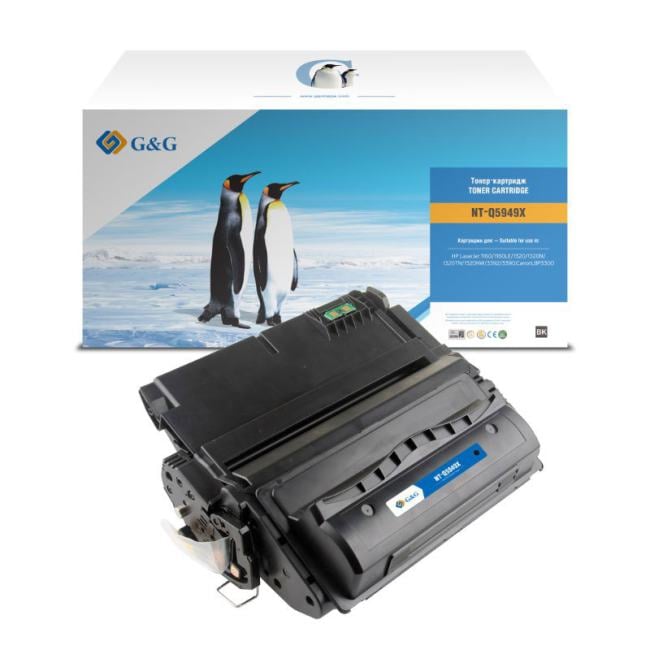GG-Q5949X Картридж G&G, аналог HP Q5949X/Q7553X/ Canon 108H/708H/715H/508II/515II/308H/315H 7k с чипом