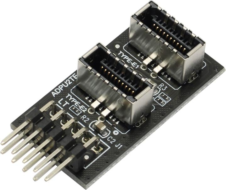 Переходник USB 2.0 (10pin M) - USB 3.0 (Type E F), Espada E102Ef