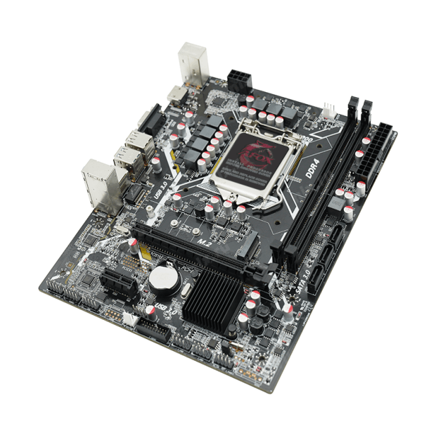 Материнская плата AFOX IH510D4-MA6-V2, LGA 1200, Intel H510, 2xDDR4, 3xSATA, 1xM.2, 1xPCI-E 4.0 x16, 1xPCI-E x1, 1xVGA, 1xHDMI, 1x 1Gb LAN, 2xUSB 2.0, 2xUSB 3.0, 2xPS/2, 6.1, mATX