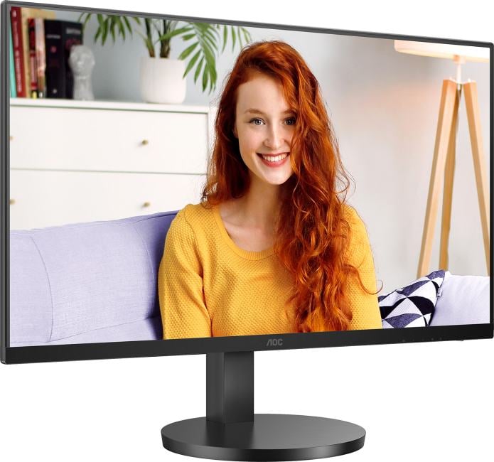 27 AOC U27B3CF Black (4K, IPS, 3840x2160, 4 ms, 178°/178°, 350 cd/m, 20M:1, +HDMI 2.0, +2xUSB 3.2, +USB  Type-C (65W), +