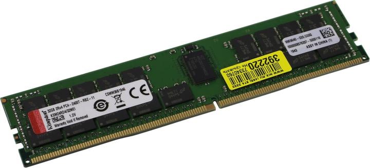 Kingston (KSM24RD4,32MEI) DDR4 RDIMM 32Gb  (PC4-19200)  CL17 ECC  Registered