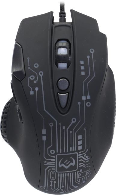 SVEN Gaming Optical Mouse <RX-G715 Black>  (RTL) USB 8btn+Roll