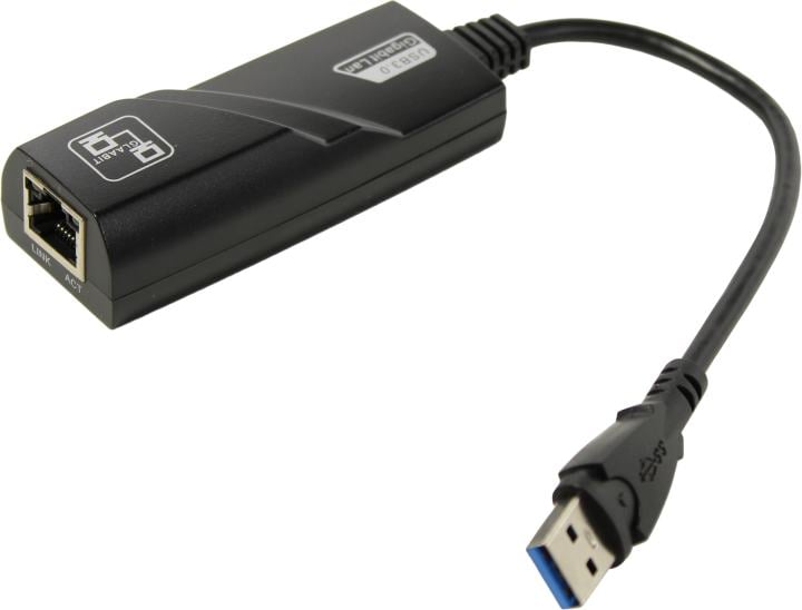 Exegate EX288739RUS Кабель-адаптер ExeGate EXE-730U3-45 (USB3.0 --> UTP 1000Mbps, RLT8153)