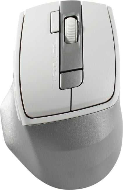 A4Tech FSTYLER Wireless Optical Mouse <FG45CS Air2 Silver  White>  (RTL)  USB 7btn+Roll
