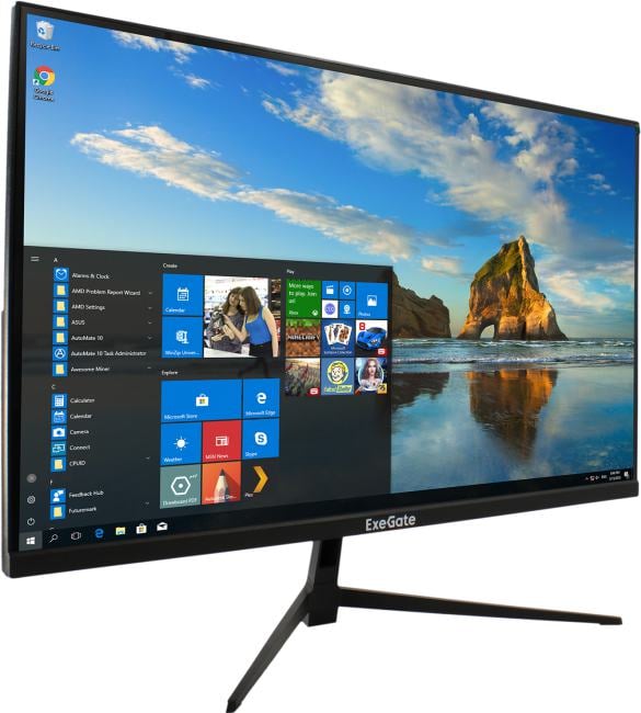 LCD ExeGate 27" ES2707A SmartView черный {IPS 1920x1080 75Hz 5ms 16:9 250cd 1000:1 178/178 D-Sub HDMI2.0 DisplayPort USB FreeSync LowBlueLight Speakers VESA регулировка наклона} [EX294430RUS]