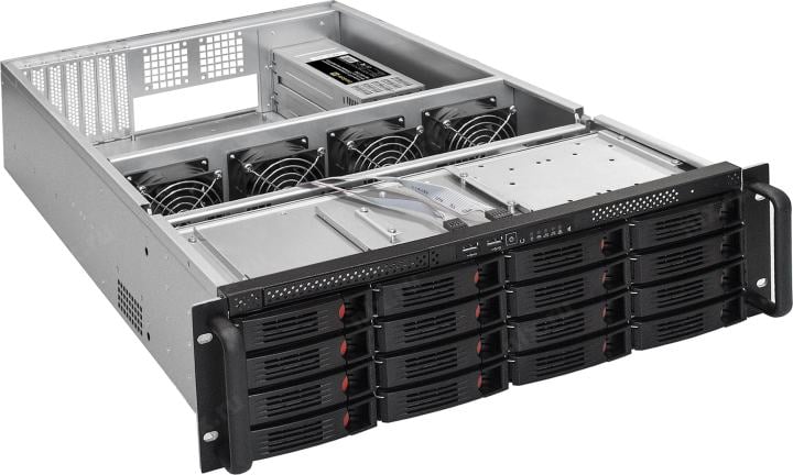 Server Case 3U ExeGate <Pro  3U660-HS16> 2x1200W <EX292422RUS>