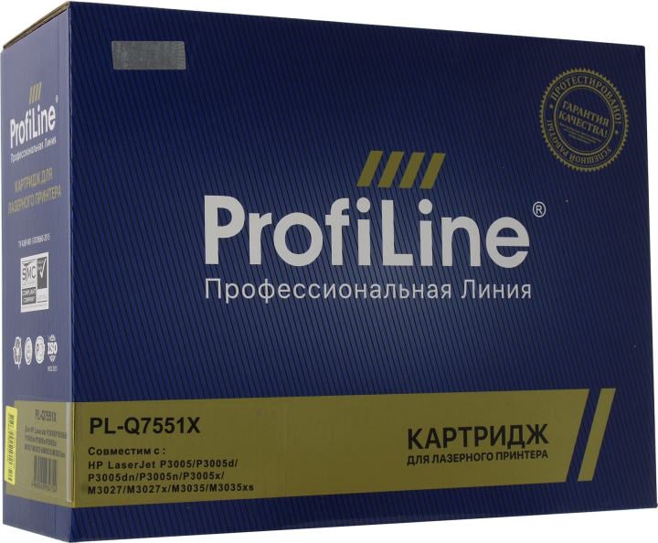 Картридж лазерный ProfiLine PL-Q7551X для принтеров HP LJ P3005/3005D/3005N/3005DN/3005X/M3027/MFP M3035MFP/M3035XS MFP 13000 копий