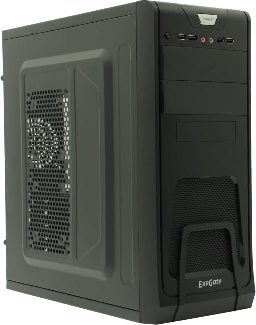 Miditower  Exegate <CP-603> Black ATX  500W (24+4пин) <EX278393RUS>